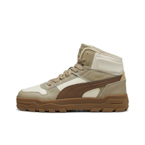 PUMA REBOUND Скейтборд Кроссовки MID Топ Коричневый/Бежевый Унисекс