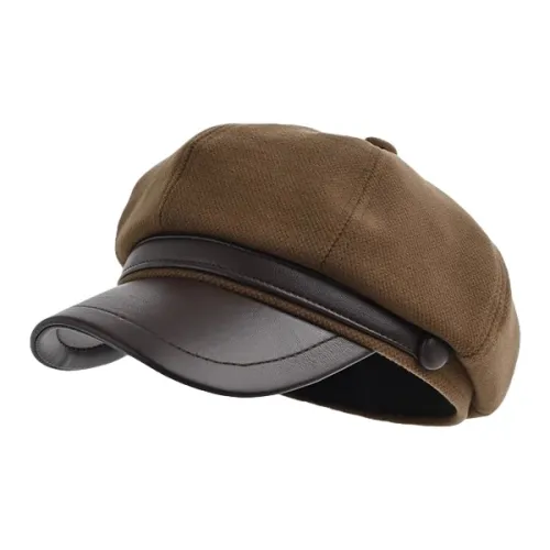 FREE RABBITⅡ Осенний Зимний Британский стиль Квадратный Круглый лицо Утка Bill Шляпа Кепка газетчика Женская