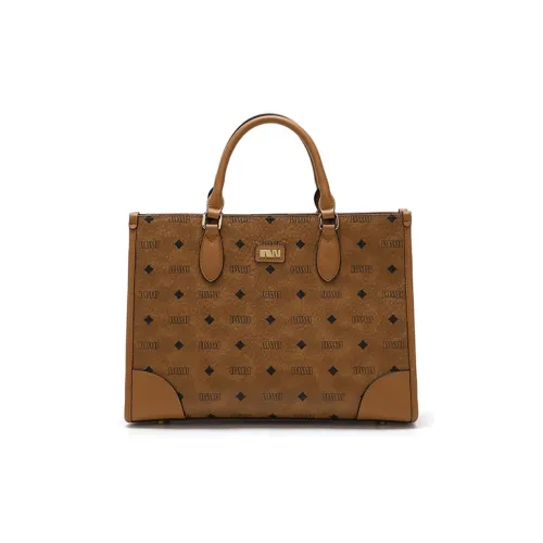 SEPTWOLVES ПУ (полиуретан) Тоут Сумка Сумка для покупок Сумка Обычная Женская Коричневая