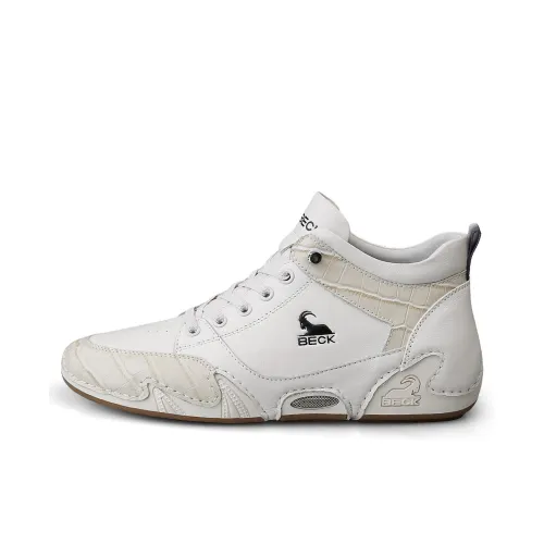 BECK Casual MID Топ Белый Унисекс