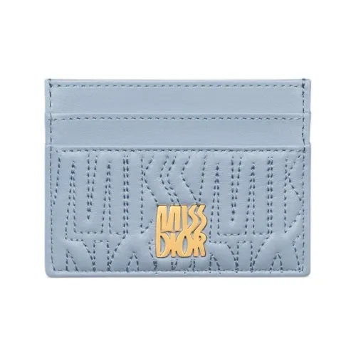 DIOR Miss Dior Lambskin Картхолдер Женские Небесно-голубой