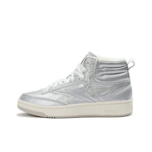 Reebok совместный бренд MID Топ Кроссовки для скейтбординга Унисекс Серебристо-серый