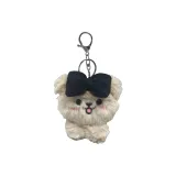 Тедди подвеска - черный бант