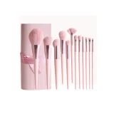 12 шт. Розовый + Шнуровка Щетка Сумка