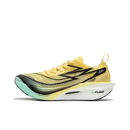 361° Flying Flame 3,5 Амортизаторы Slip-resistant Abrasion-resistant Низкий топ Беговые кроссовки Unisex Желтый Синий Черный