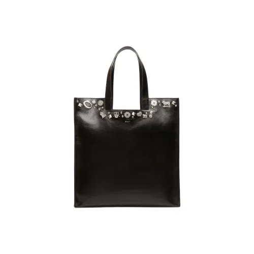 BALLY Сумка из кожи буйвола сумка-тоут сумка через плечо сумка на одно плечо женская черная