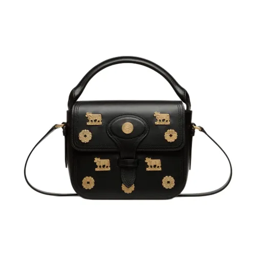 BALLY Телячья кожа Сумка через плечо Сумка Мини Женская Черная