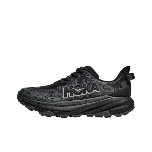 HOKA ONE ONE SPEEDGOAT 6 Детская беговая обувь Низкий топ Черный Школьный возраст