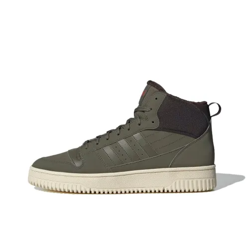 Adidas BREAK START Термостойкий Slip-Resistant MID Топ Скейтборд Кроссовки Унисекс Зеленый