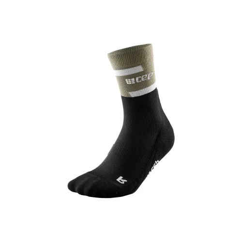 Cep The RUN Сжатие Беговые носки Женские 1 упаковка Оливковый