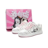 Белый/Розовый