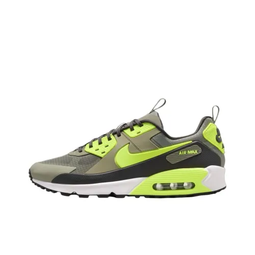 Nike Air Max 90 Low Топ Повседневные Беговые Кроссовки Мужские Зеленые