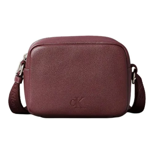 Calvin Klein ПУ (полиуретан) Camera Сумка Сумка через плечо Женская Вишнево-красная