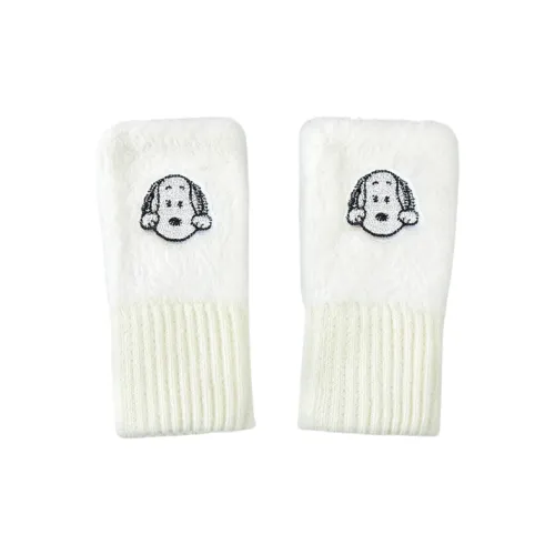 Снупи Полиэфирный трикотаж Перчатки Унисекс