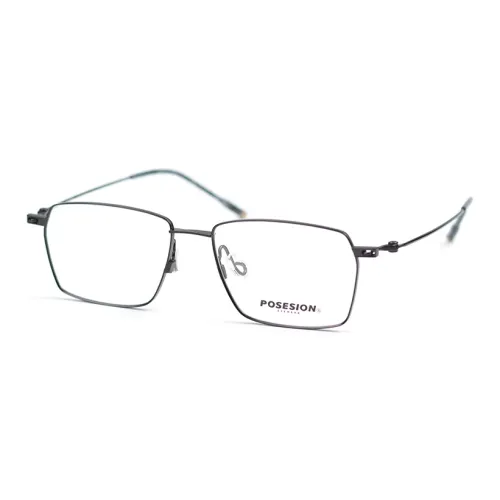 POSESION Чистый титан Нерегулярная форма Оправы для очков Унисекс