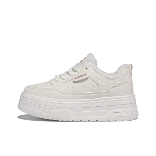 Warrior Белый Кроссовки Теплоизоляционное Покрытие Легкий Низкий Топ Скейтбординг Кроссовки Женские Бежевый