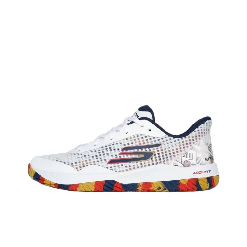 Miller Lite x Skechers Viper Court Pro Low Топ Тренировочные Кроссовки Мужские Белые