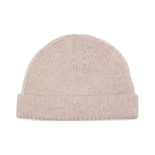 N.Peal Organic Кашемир Шапки-бини Женские Бежевый