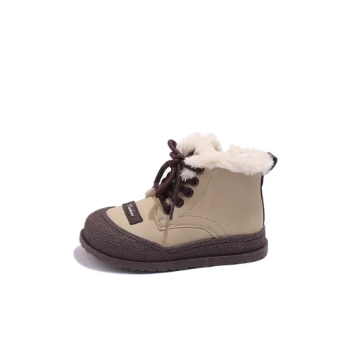 Wooden Rabbit Детские кожаные сапоги High Top Kids
