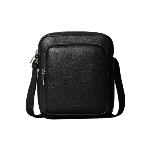 CALVIN KLEIN Полиуретан Journalist Сумка Сумка через плечо Микро Мужской Черный