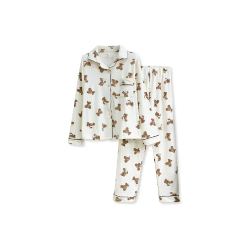 WANANNI Пижамный комплект женский цвет экрю