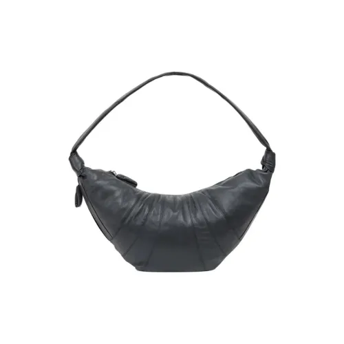 Lemaire Напп-Кожа Круассан Сумка Сумка через плечо Сумка на плечо Большая Женская Асфальт