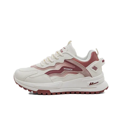 Warrior Покрытие Легкий Увеличение Высоты Низкий Топ Повседневная Обувь Женская Бежево-Розовая