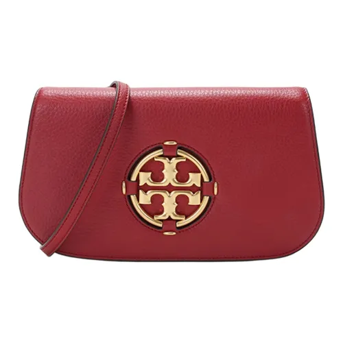 TORY BURCH Miller Кожа Сумка через плечо Клатч Маленький Женский Loganberry Красный