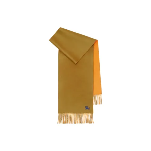 Burberry Двухсторонний Шарф Из Кашемира Прямоугольная Форма Бахрома