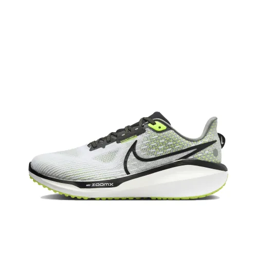 Nike Air Zoom Vomero 17 Slip-Resistant и Breathable Low-Top Беговые кроссовки Мужские Серый Зеленый