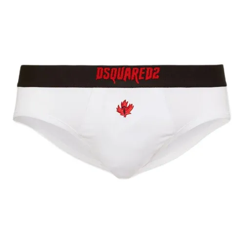 DSQUARED 2 FW24 Трусы Slim Fit Мужские 1 Пачка Белые