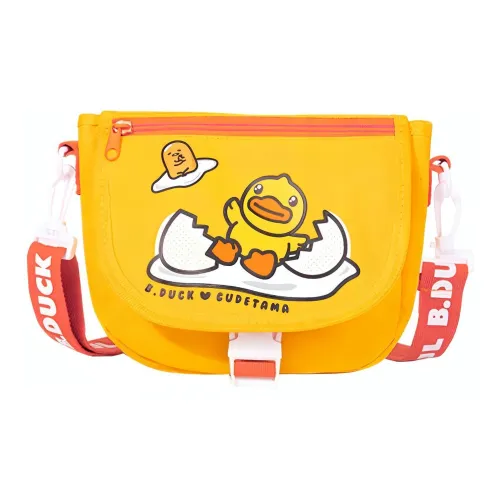 B.Duck X Gudetama Коллаборация Коллекция Холщовая сумка Сумка через плечо Женская Желтая