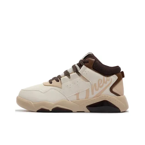 361° Slip Устойчивый к истиранию MID Топ Casual Мужской Бежевый Коричневый