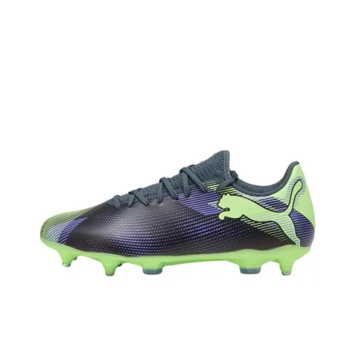 PUMA FUTURE 7 PLAY MG Резина Короткий Заклепки SG Металл Длинный Заклепки Футбольные бутсы Мужской Черный Фиолетовый Зеленый