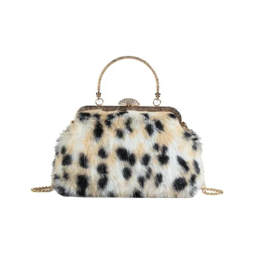 RKM Плюшевая сумка через плечо сумка стандартная женская многоцветная