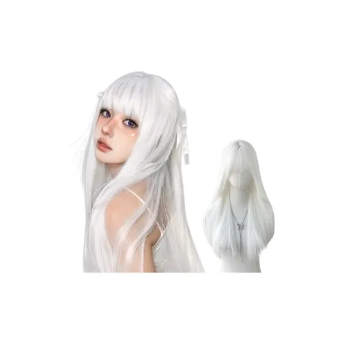 YOUXI Universal Аниме COS Прямые волосы Реалистичная парик Лолита