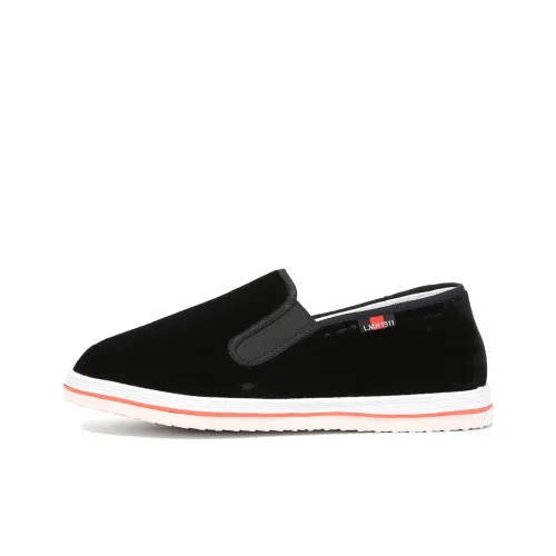 Old Meihua Традиционные Тканевые Туфли Низкий Топ Черные Мужские