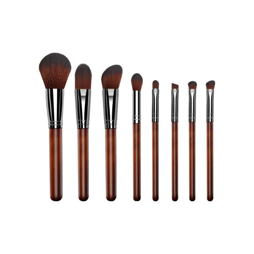 XIBI Деревянная палетка для теней для век с кистями для макияжа контуринг детали 8 шт кисть