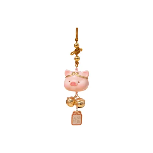M G SHOP Консервы LuLu Pig The Поросенок Journey to The West Luck Bell Амулет Колокольчик Сумка Удачи Брелок Подвески аниме-тематики