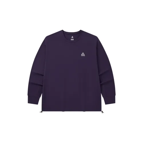 PEAK Бег Т-Рубашка Унисекс Темно-фиолетовый