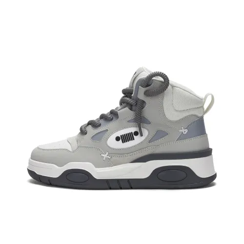 JEEP SPIRIT Водонепроницаемое устойчивое к истиранию увеличивающее высоту скейтборд обувь мужская белая серая