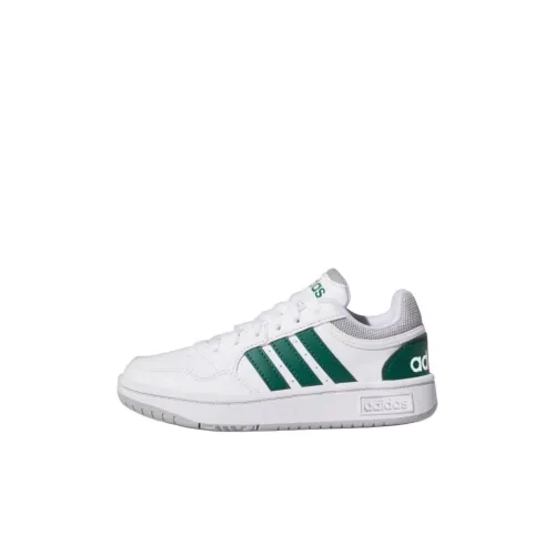 Adidas Hoops Детские Скейтбординги Низкий Топ Белый Kids