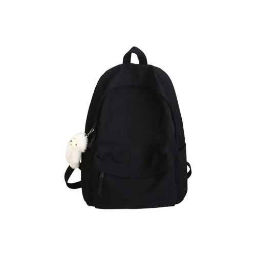 ADOONGA Canvas Backpack Women's Black