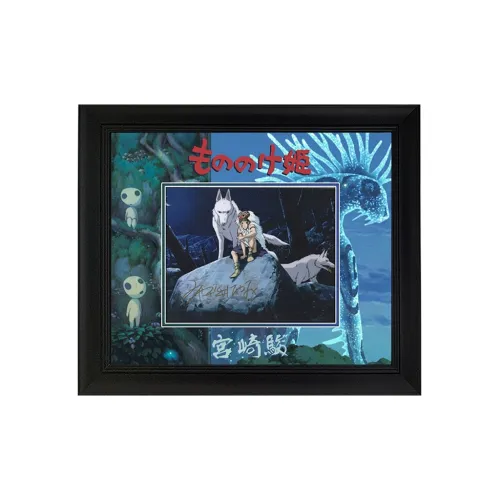 Three For Хаяо Миядзаки Подписанная ФОТО Режиссер анимации "Призрак Принцессы" Включает сертификат SA в рамке