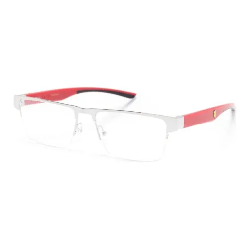 Ferrari Acetate Square Оправы для очков Мужские Red