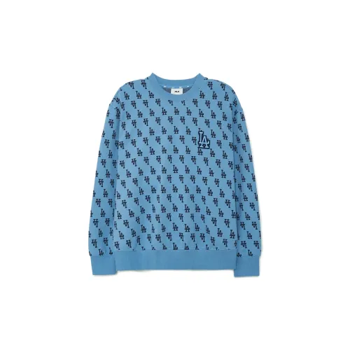 MLB MONOGRAM Series Лос-Анджелес Доджерс Толстовка Унисекс Темно-Небесно-Синий