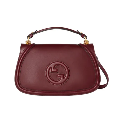GUCCI Blondie Кожа Сумка через плечо Сумка Средний Женская Красная