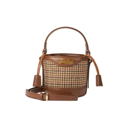 MC2 SAINT BARTHELEMY Искусственная кожа Ведрообразная сумка Сумка через плечо Сумка обычного размера Женская Коричневая