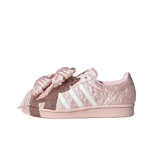 Caroline Hu x Adidas Originals Superstar W Устойчивые к истиранию низкие скейтбординговые кроссовки женские розовые