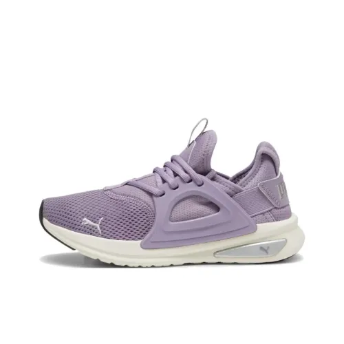 PUMA Softride Enzo Evo Slip-Resistant Abrasion-Resistant Low-Top Беговые кроссовки Женские Фиолетовые